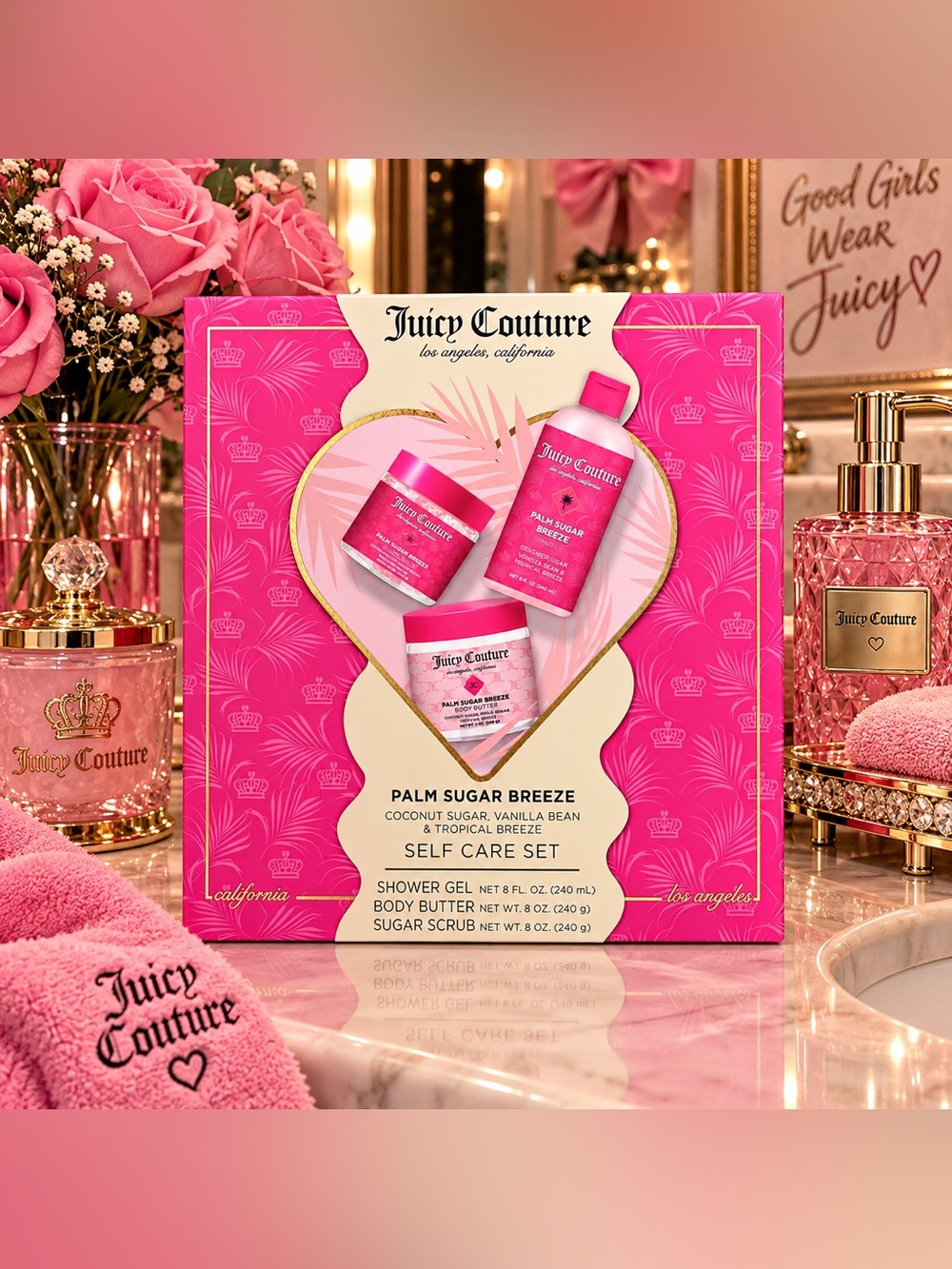 Juicy Couture Palm Sugar Breeze Self Care Set